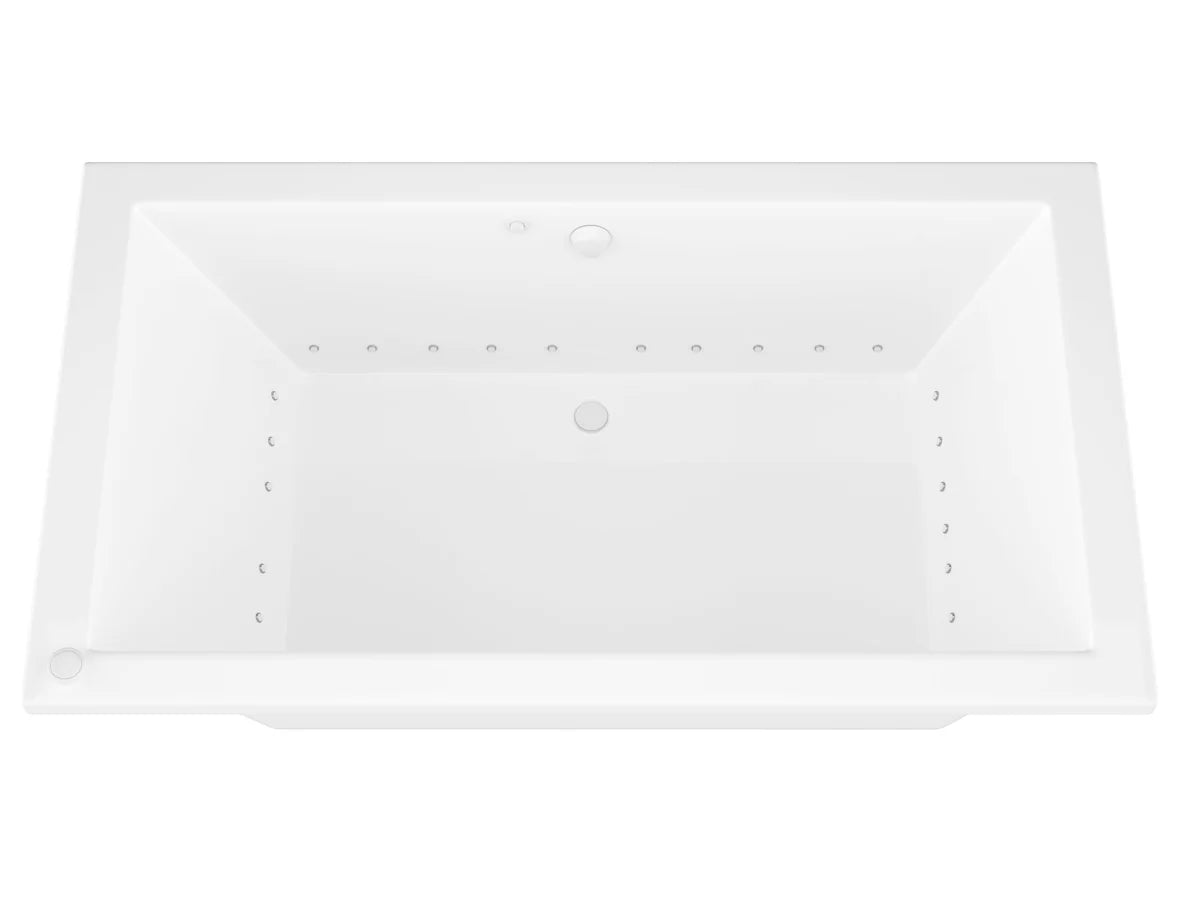 Venetian 42 x 72 Rectangular Air Jetted Bathtub with Reversible Drain
