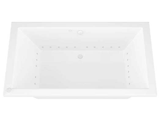 Venetian 42 x 72 Rectangular Air Jetted Bathtub with Reversible Drain