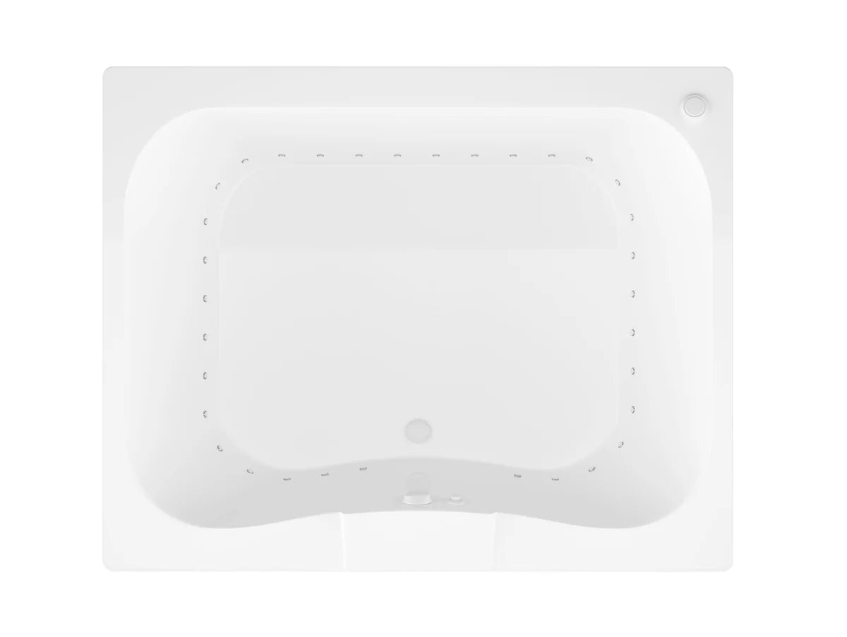 Atlantis Whirlpools Neptune 48 x 60 Rectangular Air Jetted Bathtub