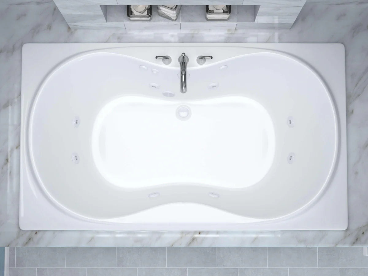 Atlantis Whirlpools Whisper 42 x 72 Rectangular Whirlpool Jetted Bathtub