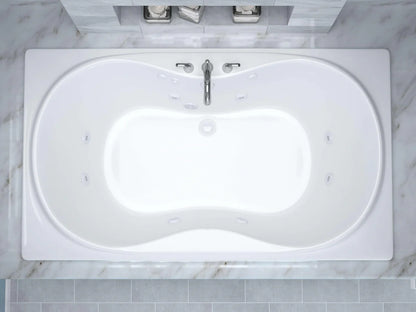 Atlantis Whirlpools Whisper 42 x 72 Rectangular Whirlpool Jetted Bathtub
