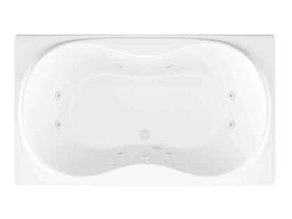 Atlantis Whirlpools Whisper 42 x 72 Rectangular Whirlpool Jetted Bathtub