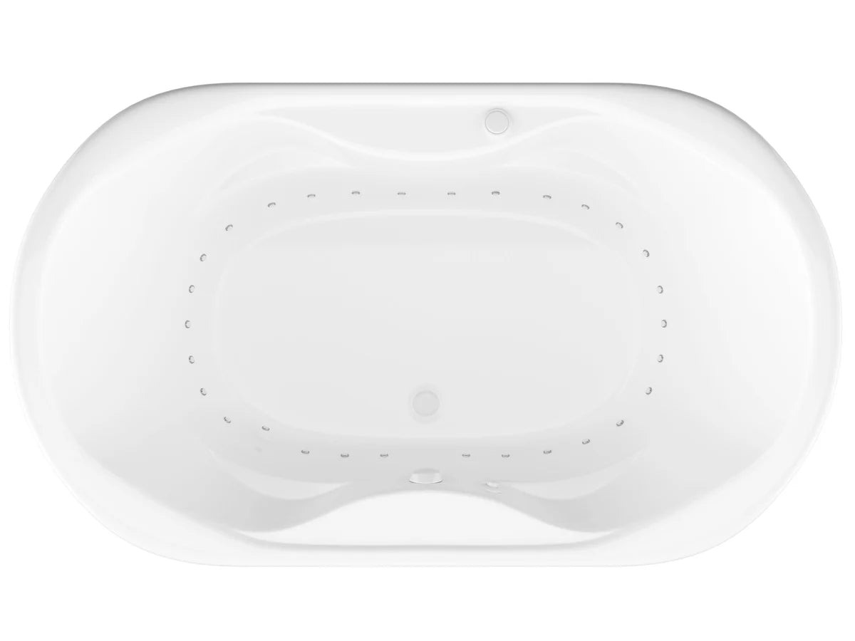 Atlantis Whirlpools Indulgence 41 x 70 Oval Air Jetted Bathtub