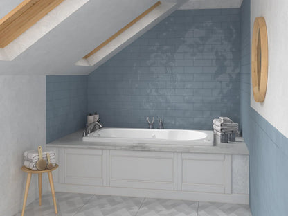 Zepher 32 x 60 Rectangular Air Jetted Bathtub with Reversible Drain