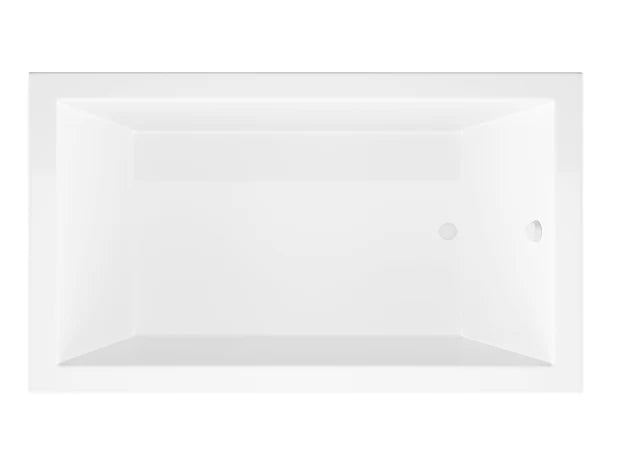 Venetian 32 x 72 Rectangular Soaking Bathtub with Reversible Drain
