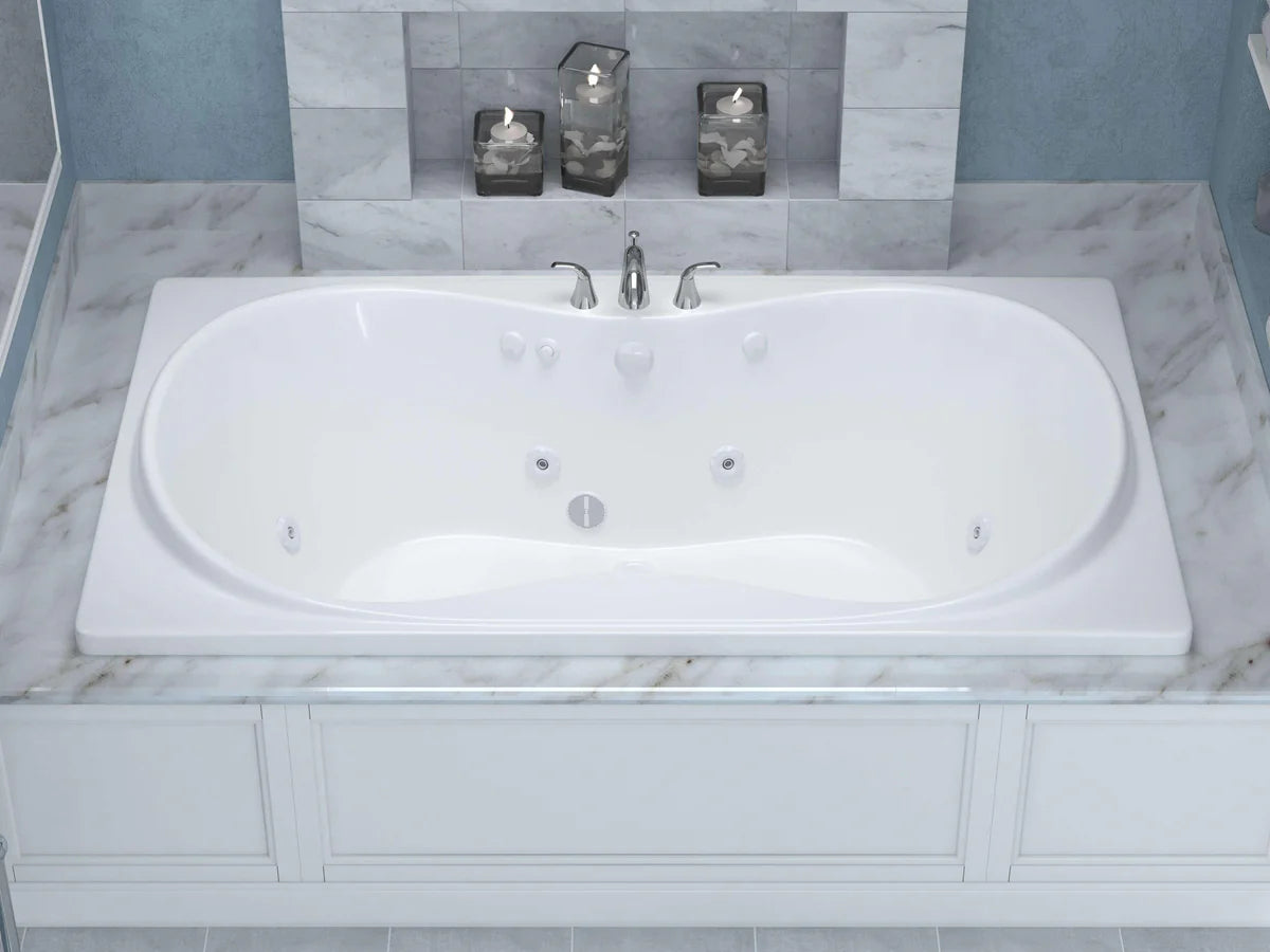 Atlantis Whirlpools Whisper 42 x 72 Rectangular Whirlpool Jetted Bathtub