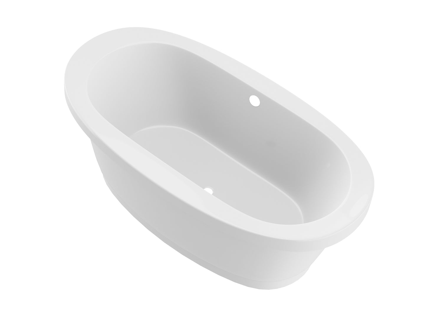 Atlantis Whirlpools Allure 36 x 66 Freestanding Tub with Center Drain