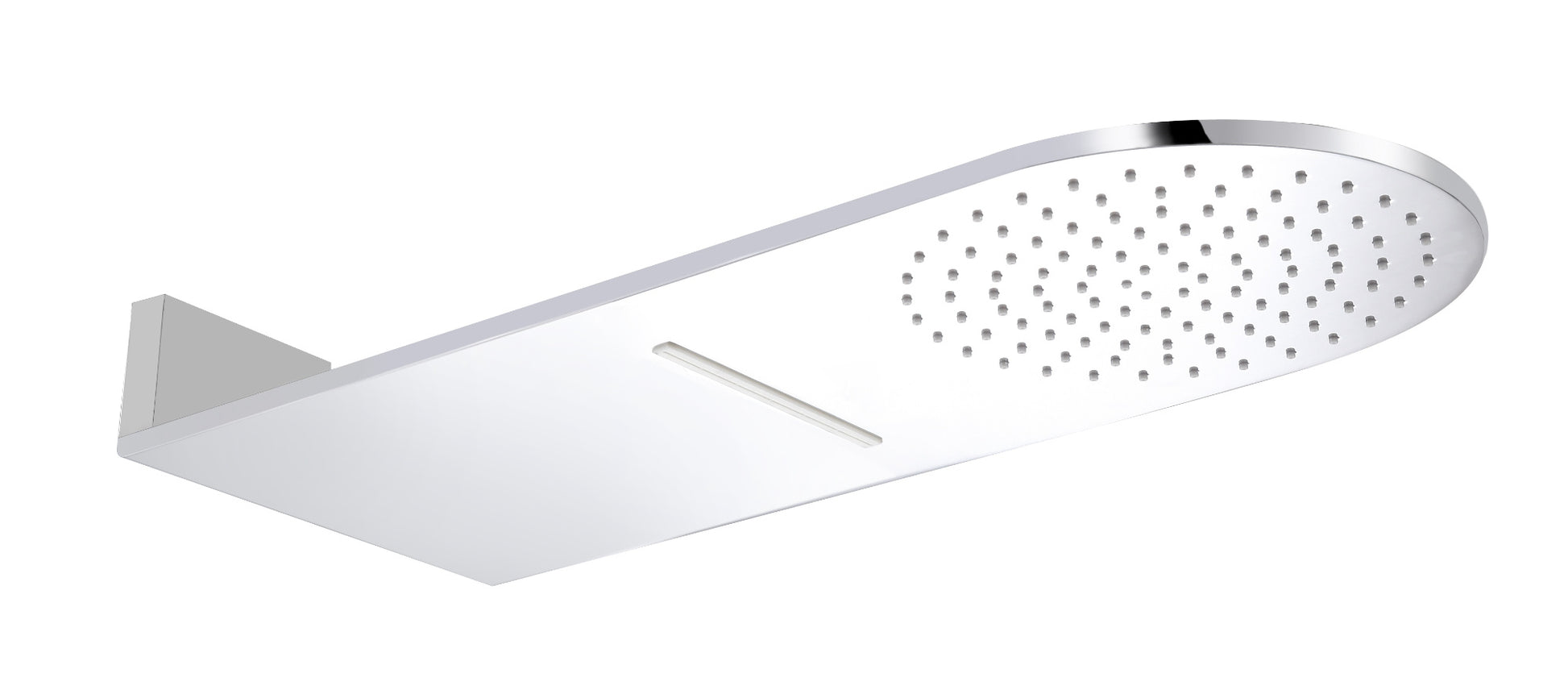 Wall-Mounted Square Waterfall Rain Shower Head by Alfi
