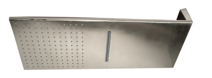 Wall-Mounted Square Waterfall Rain Shower Head by Alfi