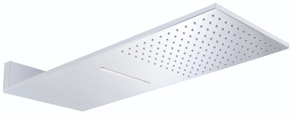 Wall-Mounted Square Waterfall Rain Shower Head by Alfi