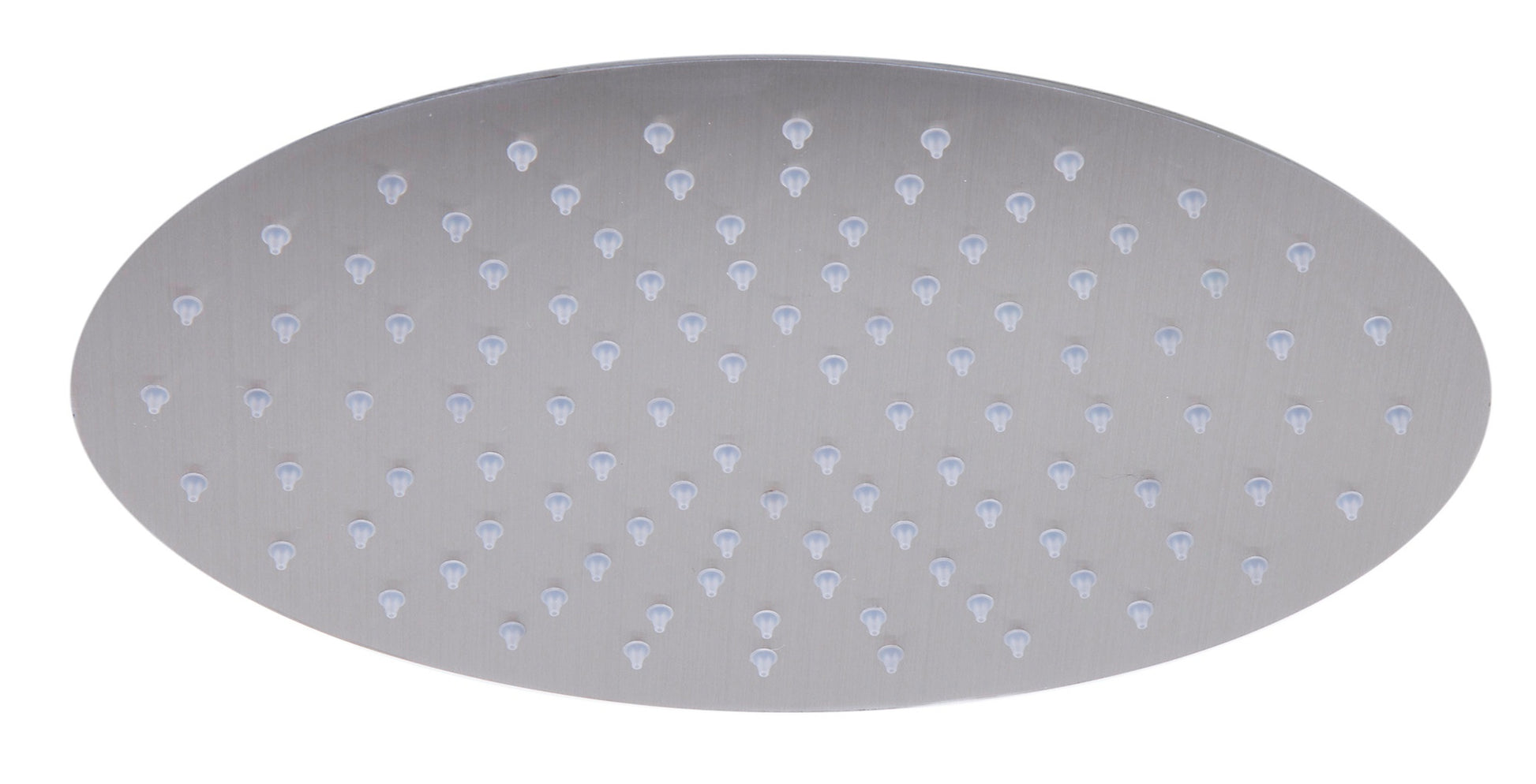 Oval Ultra Thin Rain Shower Head Stainless Steel by Alfi