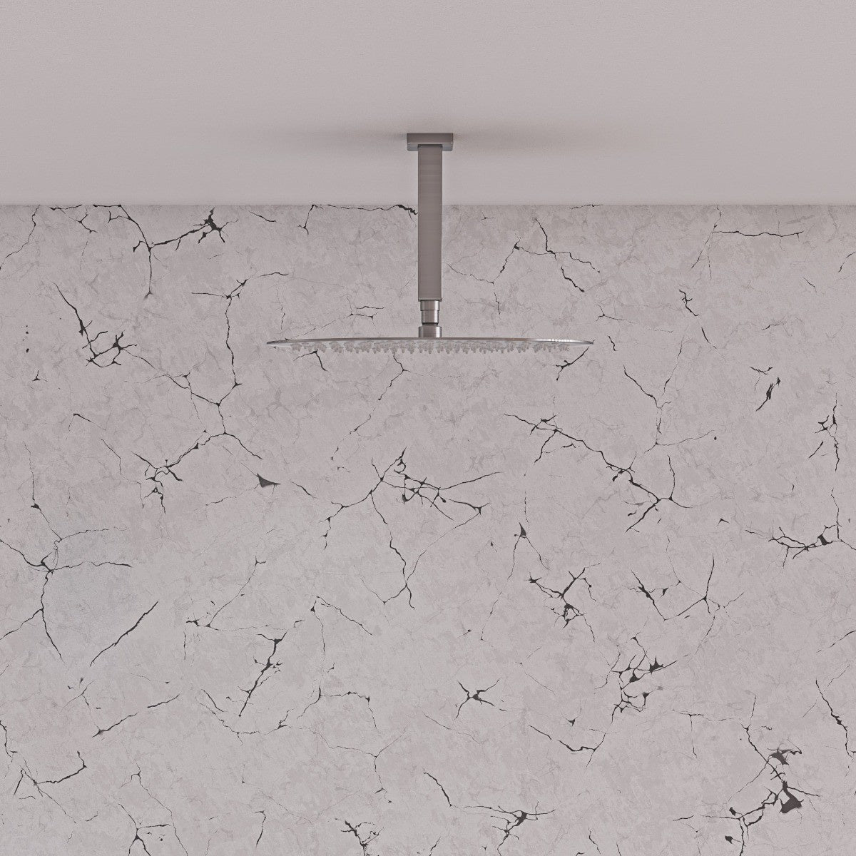 Oval Ultra Thin Rain Shower Head Stainless Steel by Alfi