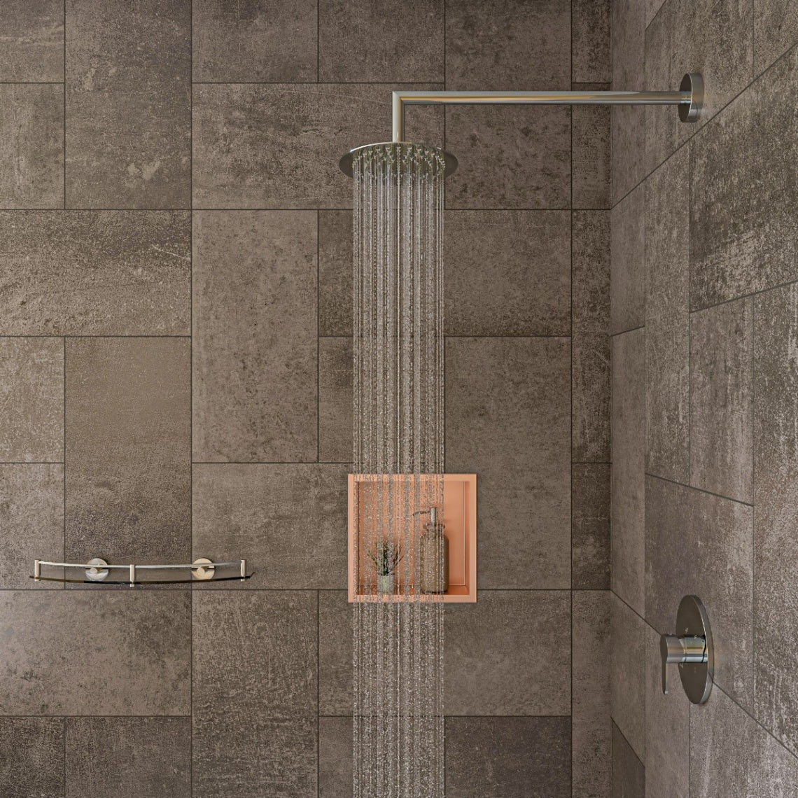 Oval Ultra Thin Rain Shower Head Stainless Steel by Alfi