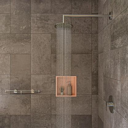 Oval Ultra Thin Rain Shower Head Stainless Steel by Alfi