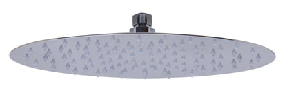 Oval Ultra Thin Rain Shower Head Stainless Steel by Alfi