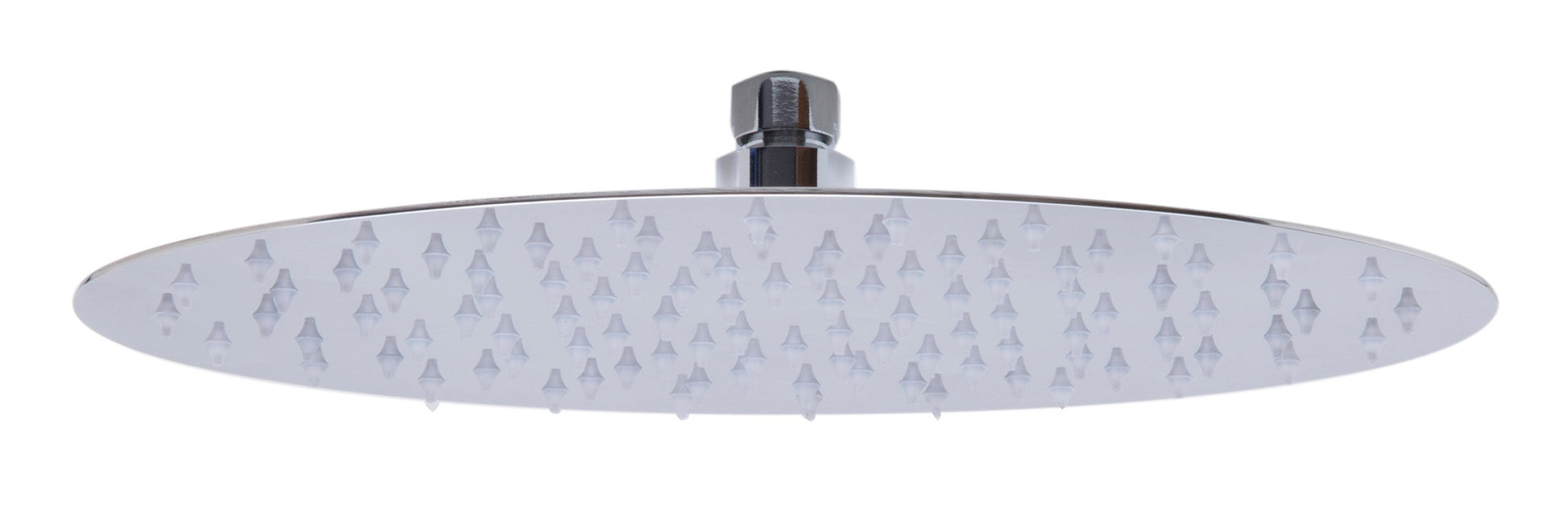 Oval Ultra Thin Rain Shower Head Stainless Steel by Alfi