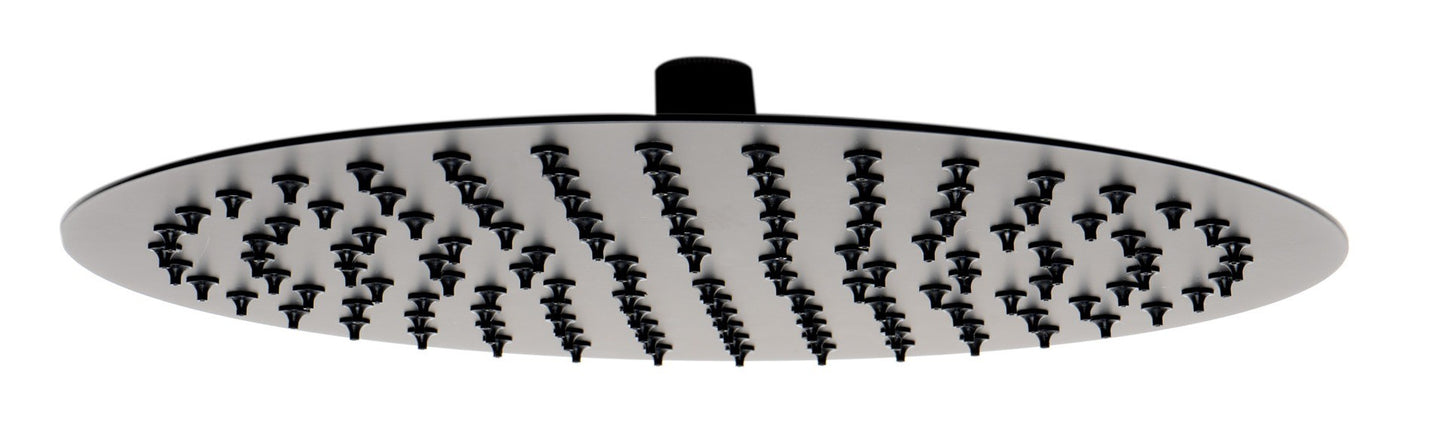 Flat Rain Shower Head In Stainless Steel - 12 Inch by Alfi