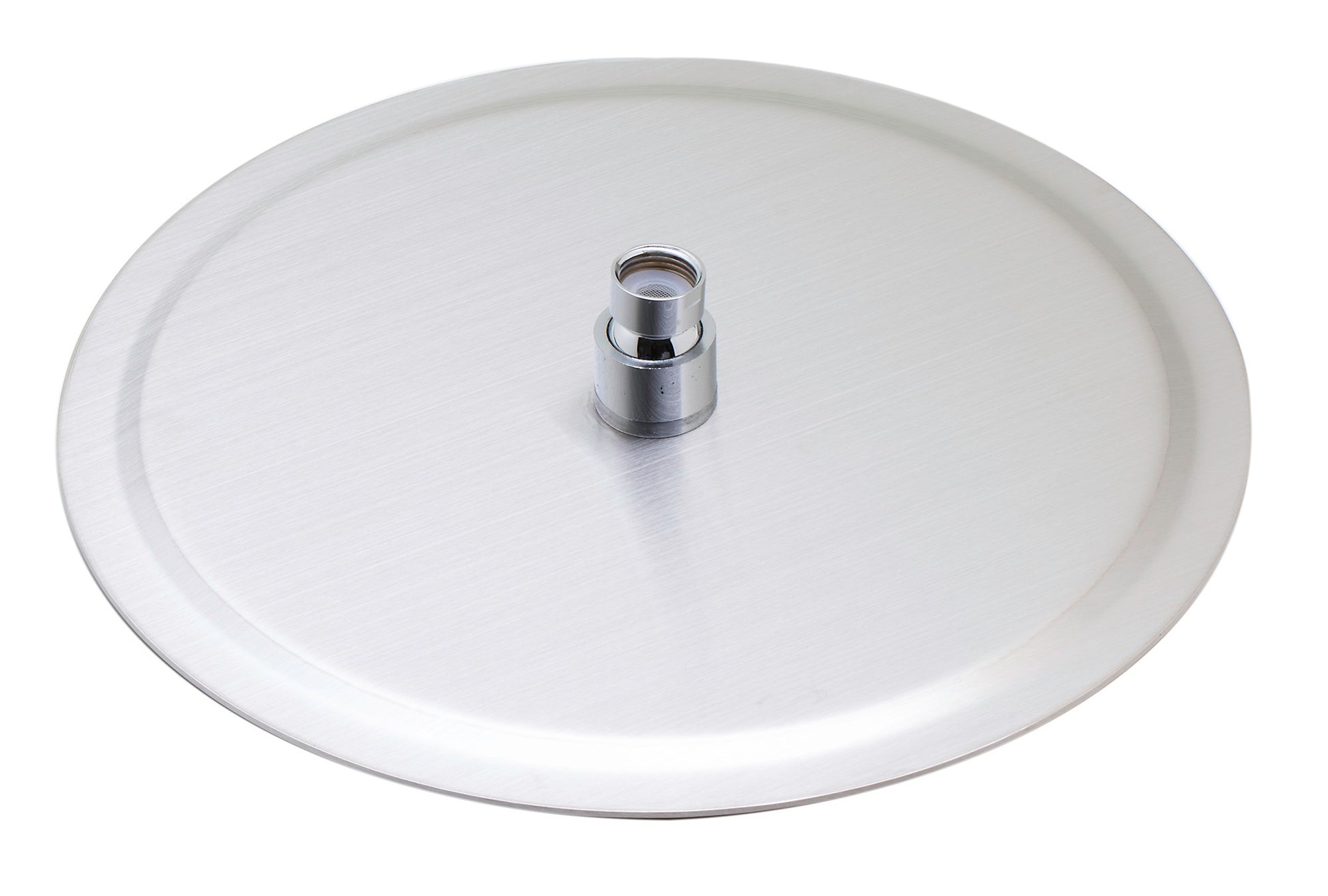 Flat Rain Shower Head In Stainless Steel - 12 Inch by Alfi