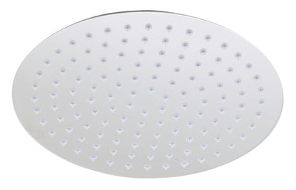 Flat Rain Shower Head In Stainless Steel - 12 Inch by Alfi