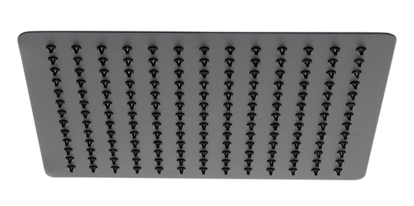 Rain Shower Head - Flat Square Stainless Steel by Alfi