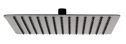 Rain Shower Head - Flat Square Stainless Steel by Alfi