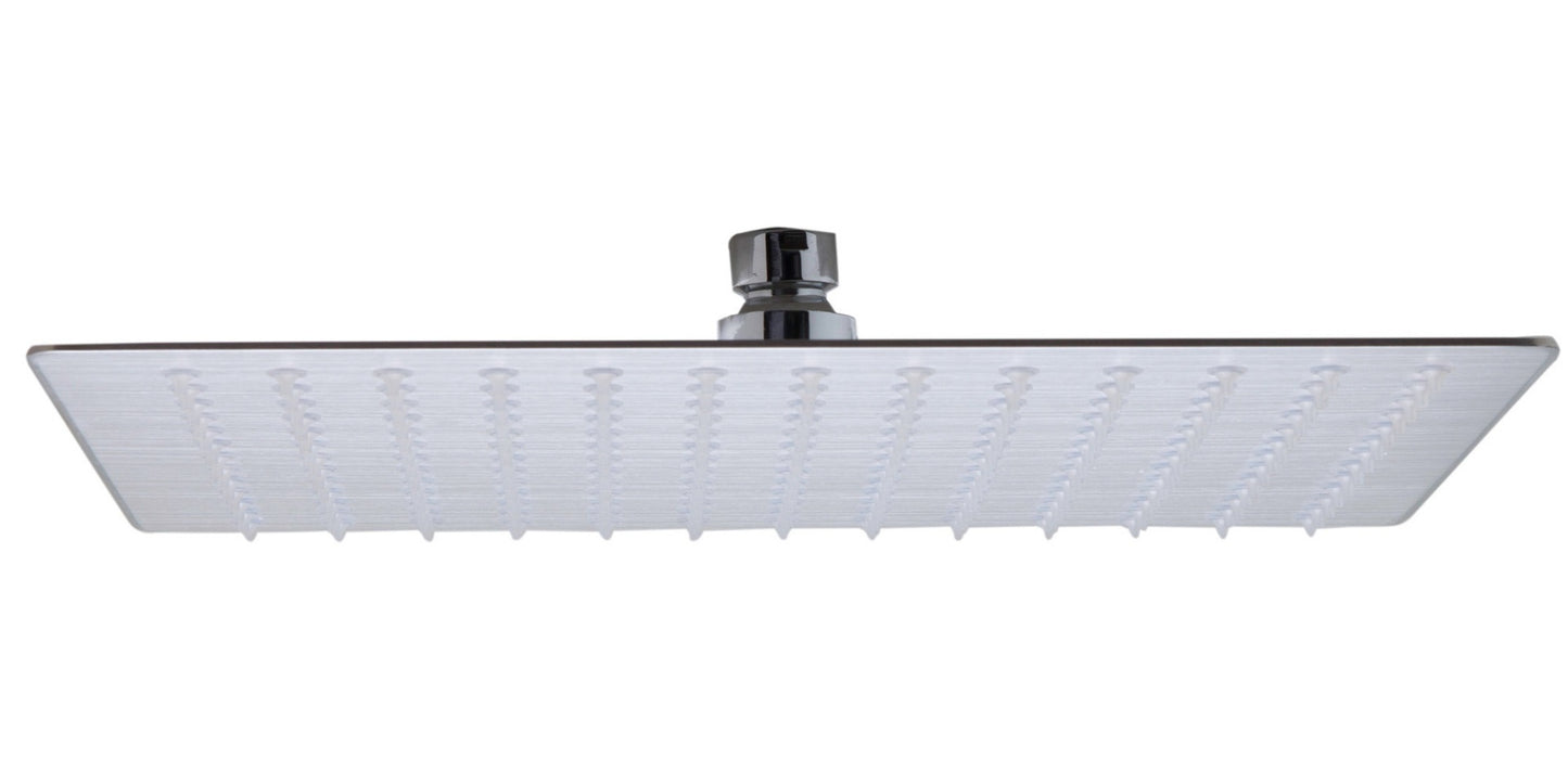 Rain Shower Head - Flat Square Stainless Steel by Alfi