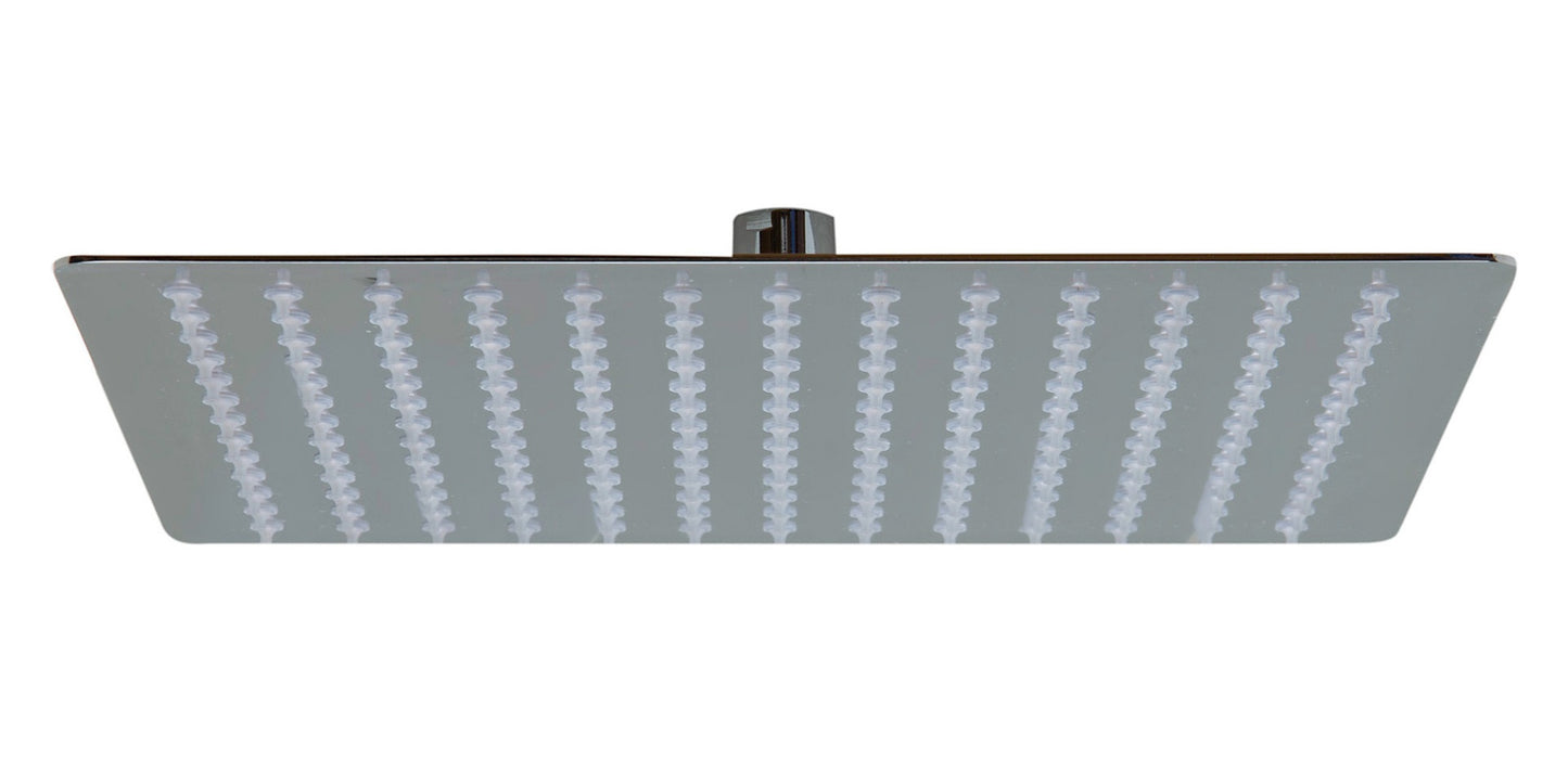 Rain Shower Head - Flat Square Stainless Steel by Alfi