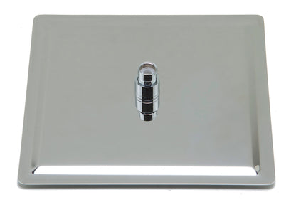 Rain Shower Head - Flat Square Stainless Steel by Alfi