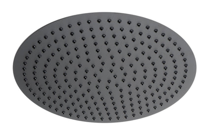 Large Round Rain Shower Head In Stainless Steel by Alfi