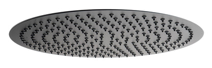 Large Round Rain Shower Head In Stainless Steel by Alfi