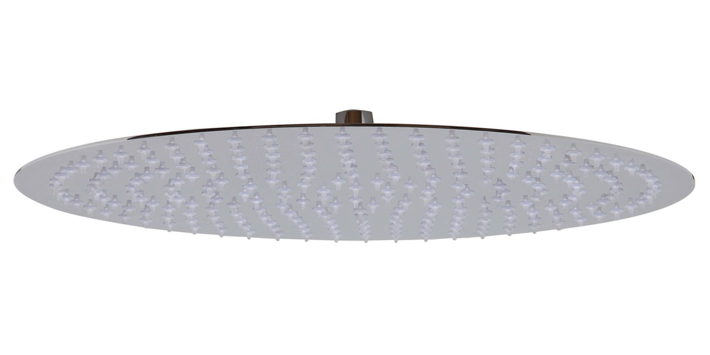 Large Round Rain Shower Head In Stainless Steel by Alfi