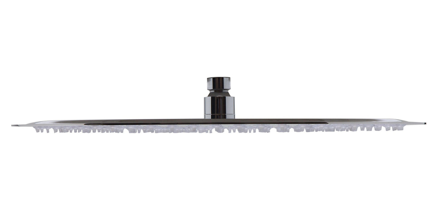 Large Round Rain Shower Head In Stainless Steel by Alfi