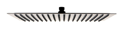 Large 16 Inch Square Rain Shower Head In Stainless Steel by Alfi