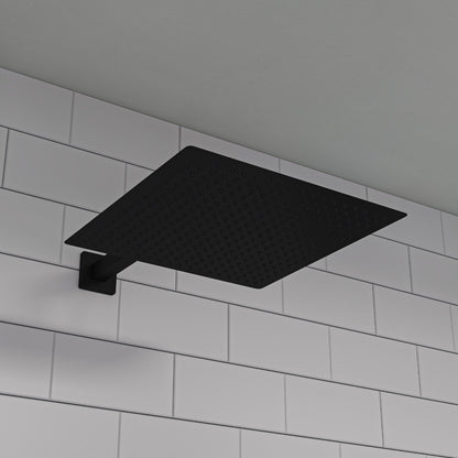 Large 16 Inch Square Rain Shower Head In Stainless Steel by Alfi