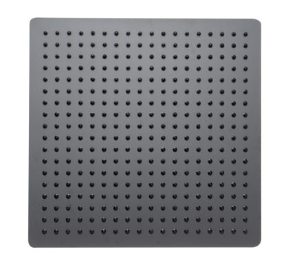 Large 16 Inch Square Rain Shower Head In Stainless Steel by Alfi
