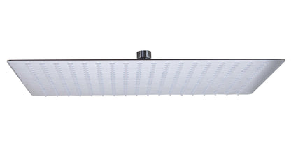 Large 16 Inch Square Rain Shower Head In Stainless Steel by Alfi