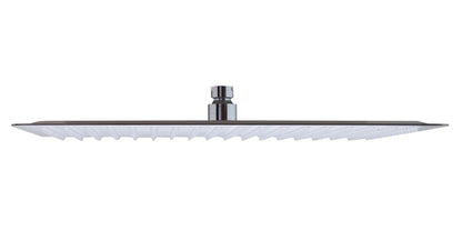 Large 16 Inch Square Rain Shower Head In Stainless Steel by Alfi