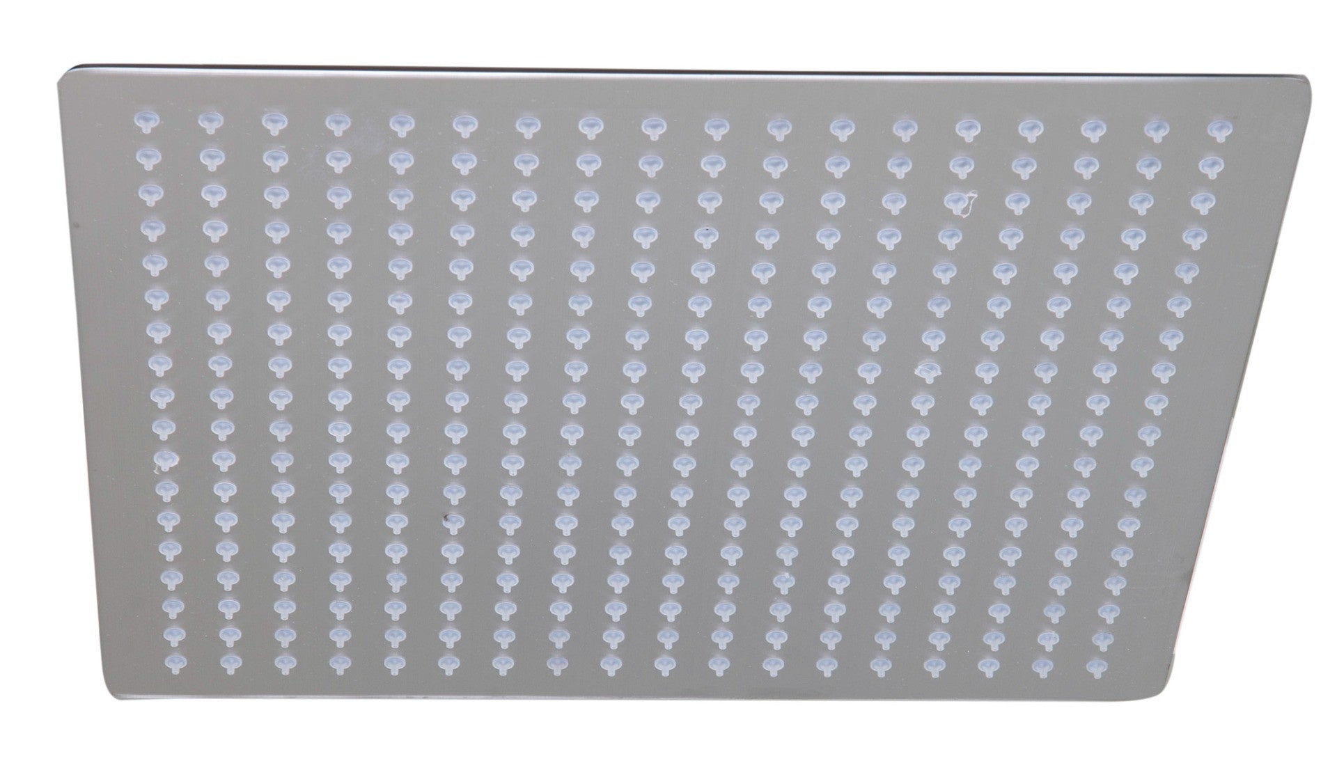 Large 16 Inch Square Rain Shower Head In Stainless Steel by Alfi