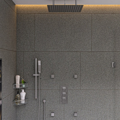 Rectangular Ultra Thin Rain Shower Head by Alfi