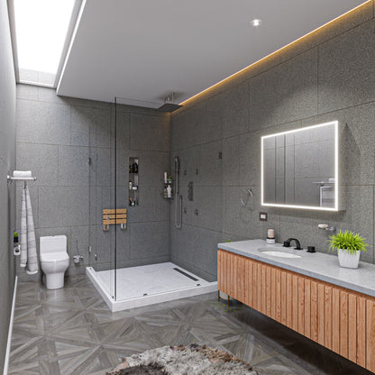 Rectangular Ultra Thin Rain Shower Head by Alfi