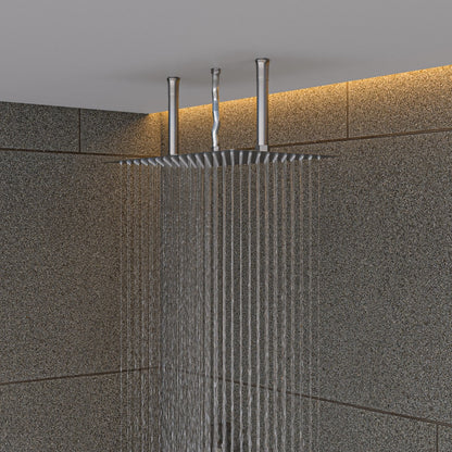 Rectangular Ultra Thin Rain Shower Head by Alfi