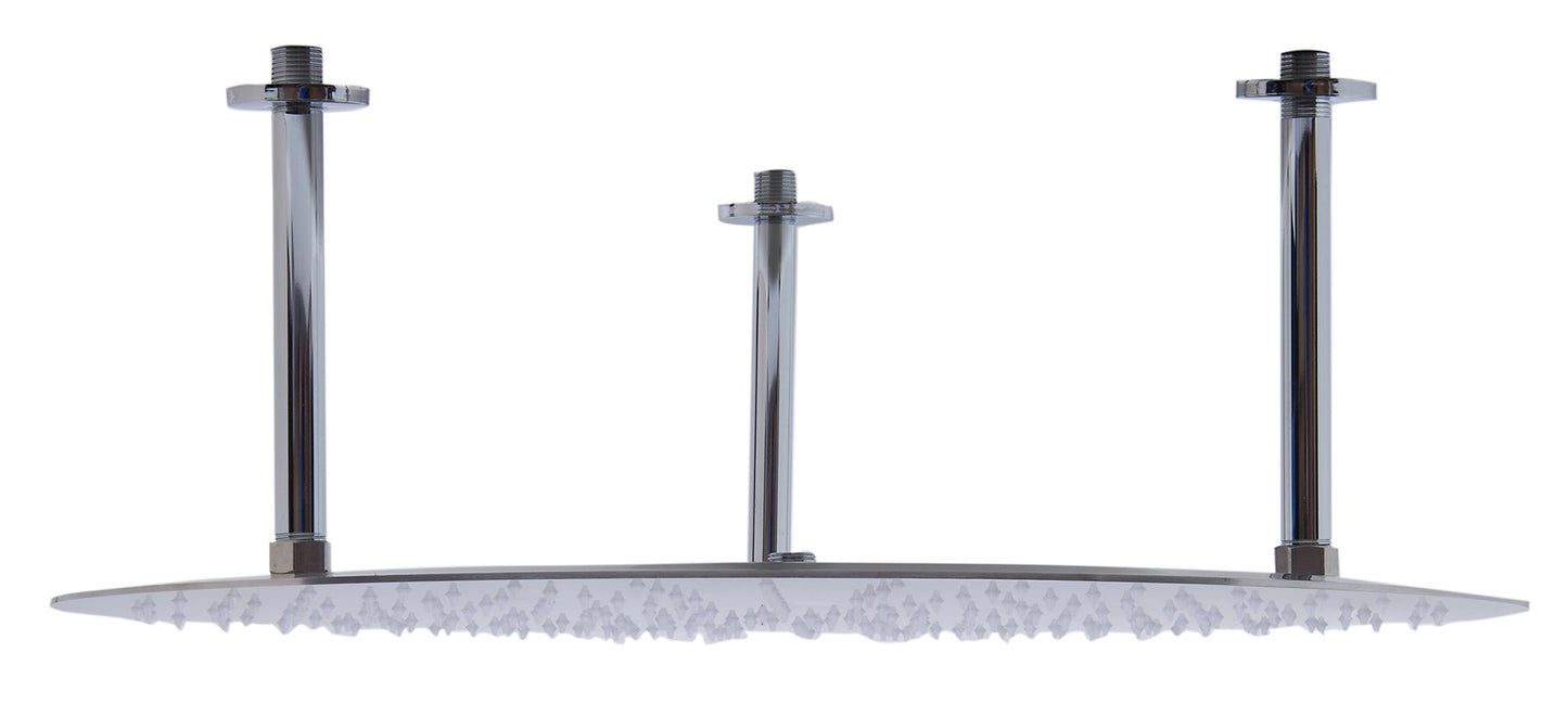 24" Round Ultra Thin Rain Shower Head Stainless Steel by Alfi