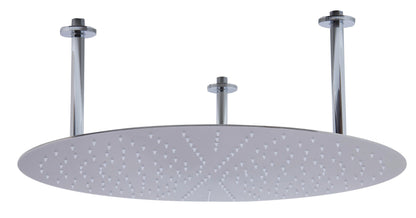 24" Round Ultra Thin Rain Shower Head Stainless Steel by Alfi