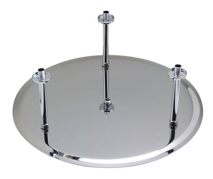 24" Round Ultra Thin Rain Shower Head Stainless Steel by Alfi