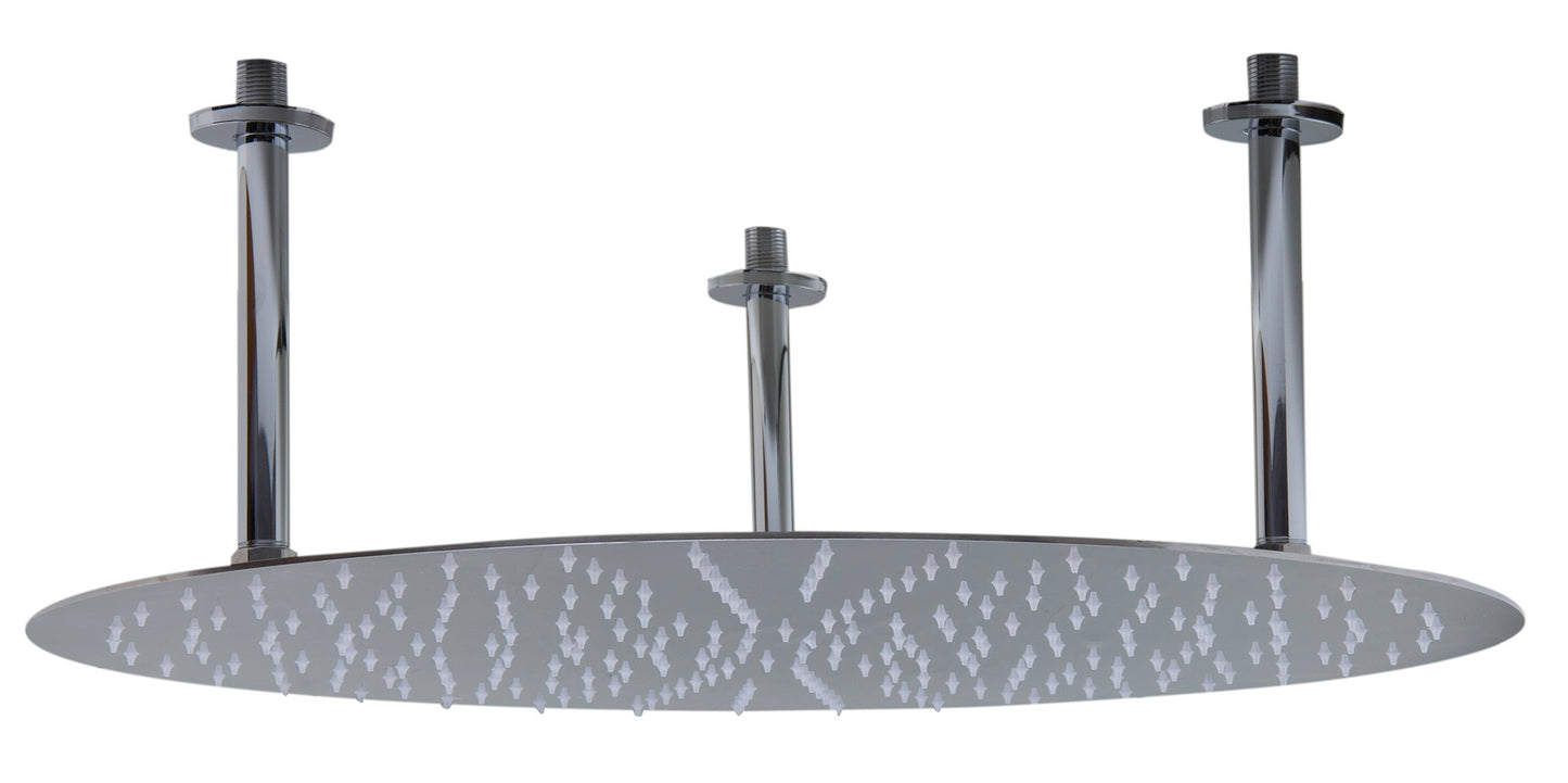 24" Round Ultra Thin Rain Shower Head Stainless Steel by Alfi
