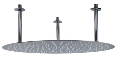 24" Round Ultra Thin Rain Shower Head Stainless Steel by Alfi