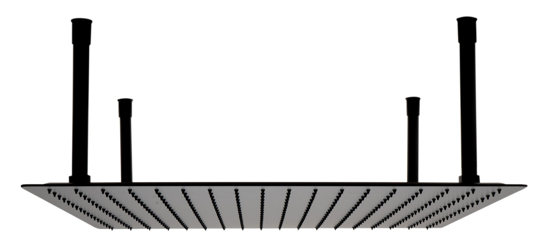 Square Ultra Thin Rain Shower Head Stainless Steel by Alfi
