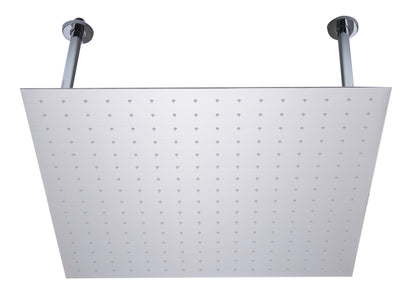 Square Ultra Thin Rain Shower Head Stainless Steel by Alfi