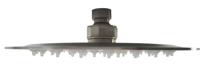 Round Thin 8 Inch Shower Head With Rain Drops by Alfi