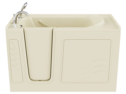 Coupe Series 30 in. x 60 in. Right Drain Quick Fill Walk-In Soaking Tub in Biscuit